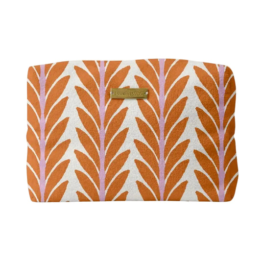 Fond Orange Terry Beach Pouch
