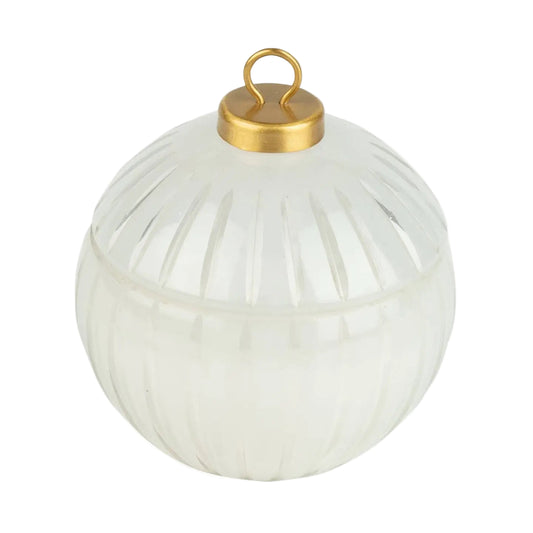 Lidded Glass Orb Candle