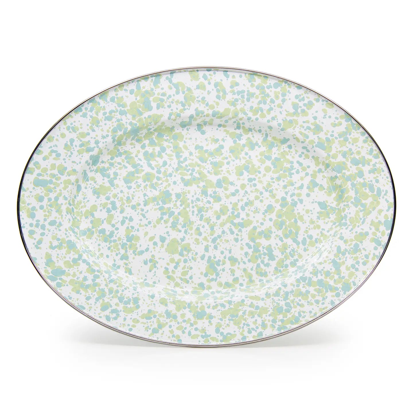 Enamel Oval Platter - Jardin