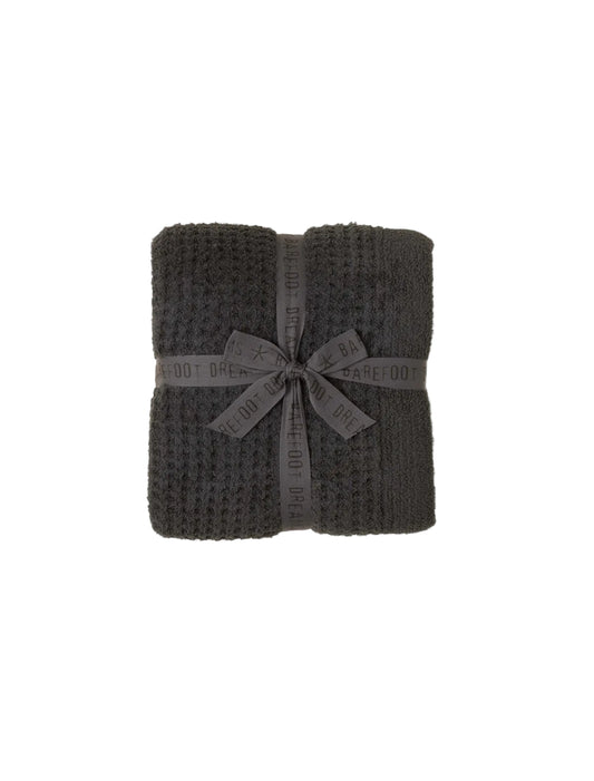 Waffle Throw Blanket - Carbon