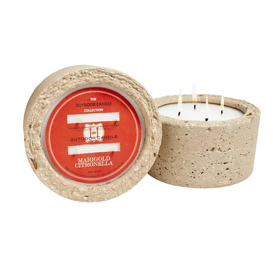 Marigold Cement Citronella Candle