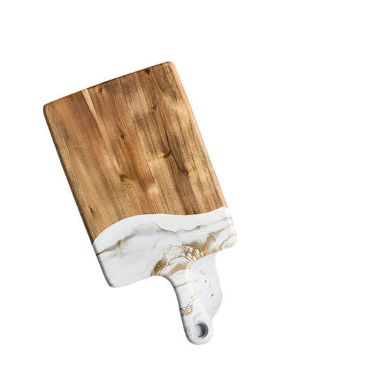 Medium Cheese Board- Gold Quartz