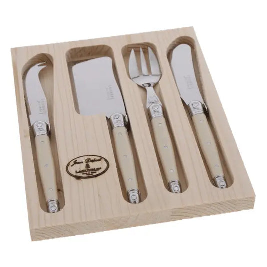 Mini 4-Piece Cheese Set- Ivory
