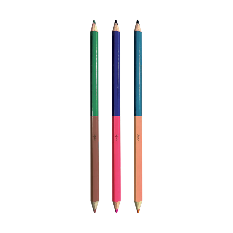 2 Of A Kind: Double Ended Colored Pencils