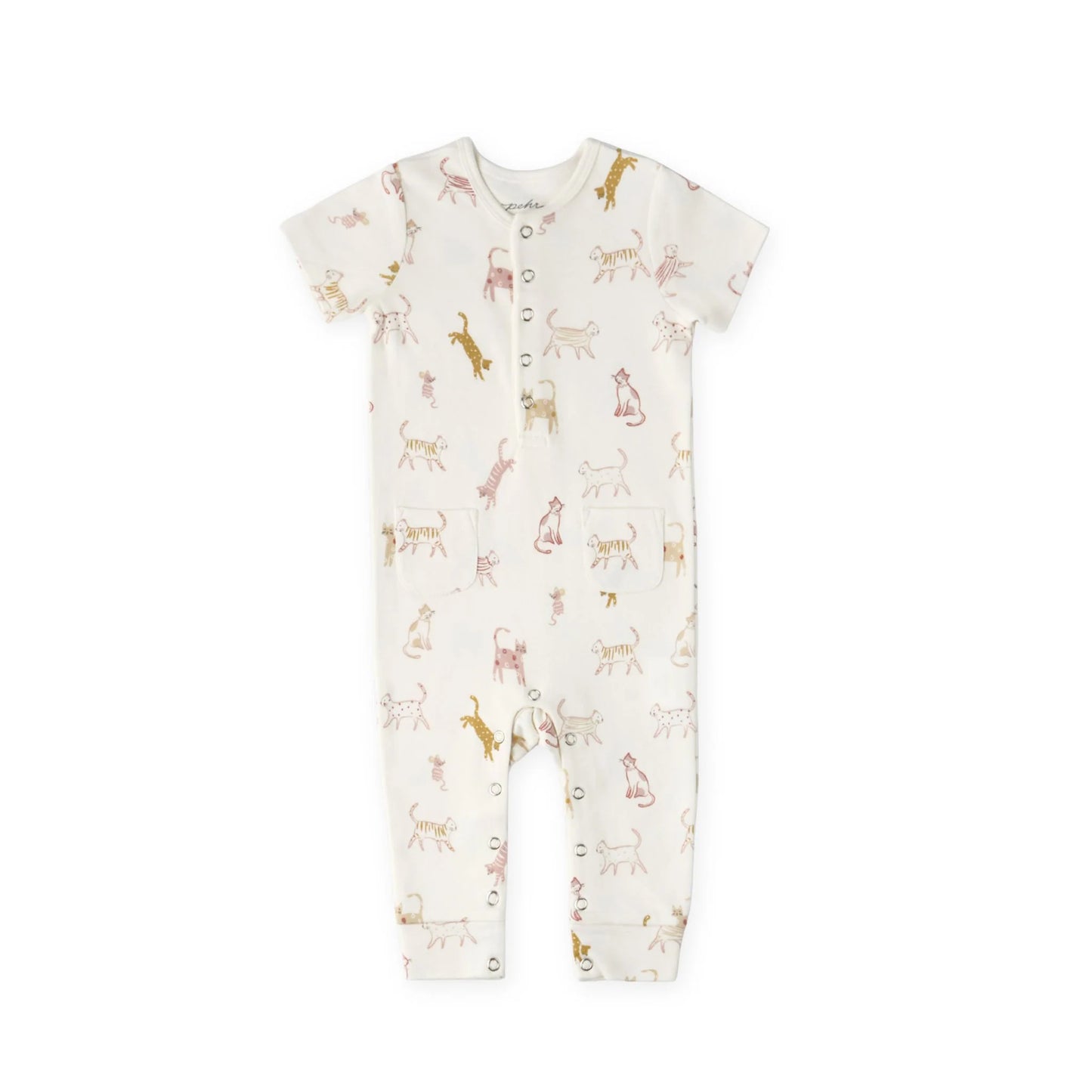 Short Sleeve Romper - Copy Cat