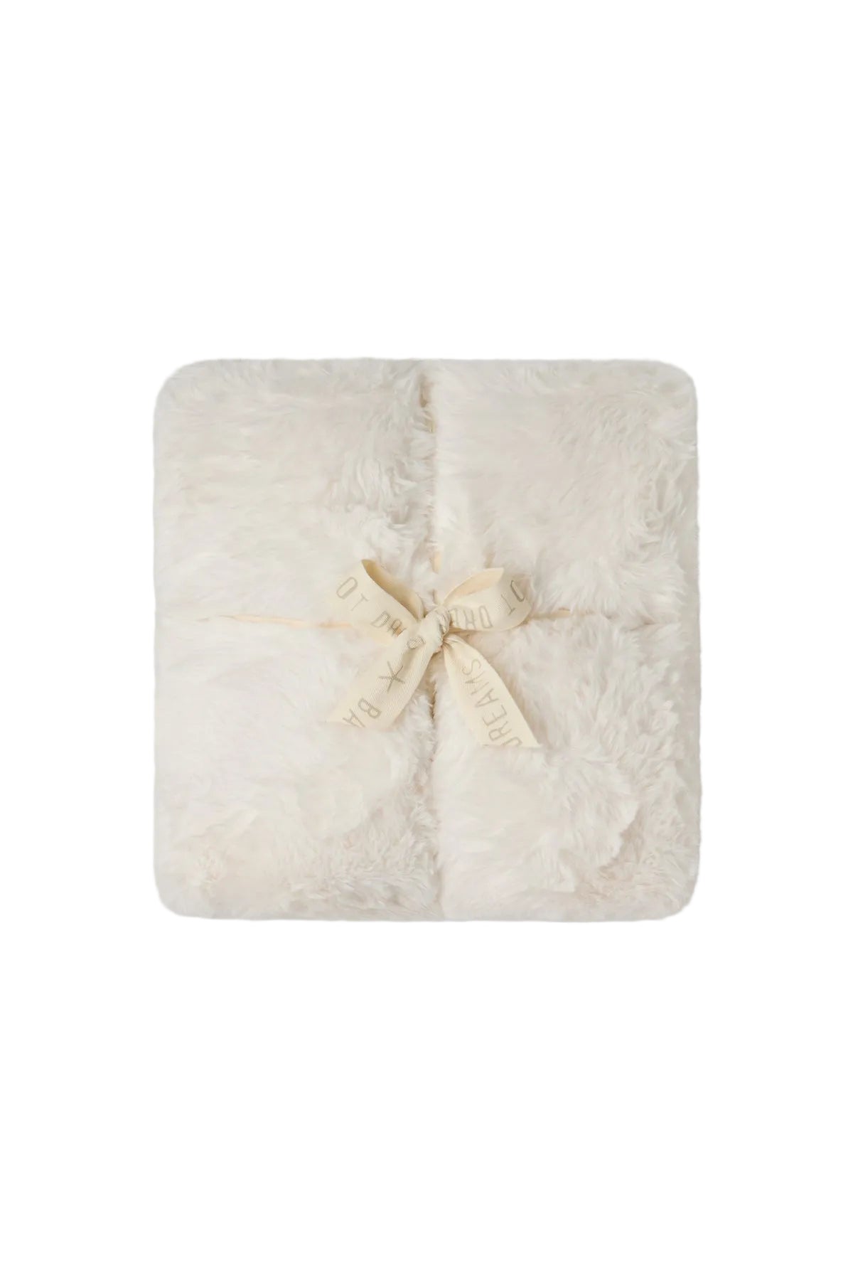 Faux Fur Throw - Cream