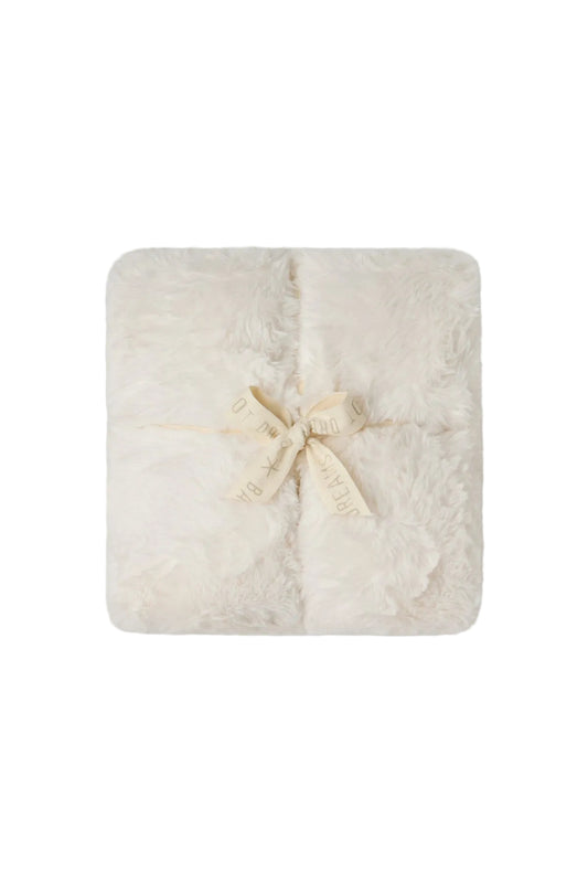 Faux Fur Throw - Cream