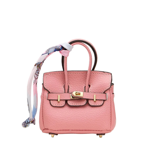 Mini Handbag Charm - Pink