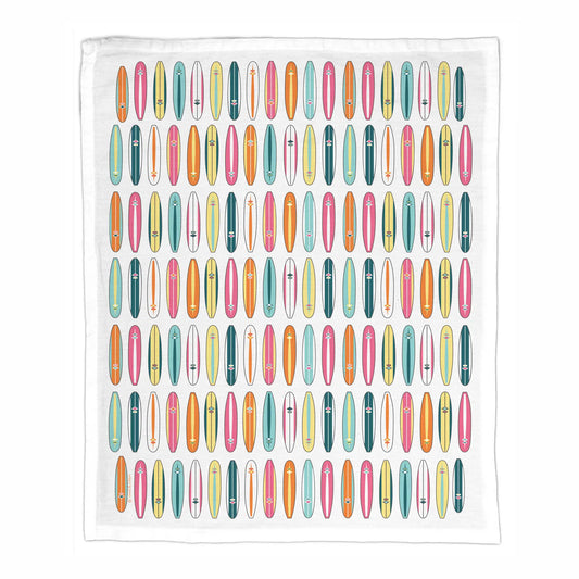 Tea Towel - Surfboards