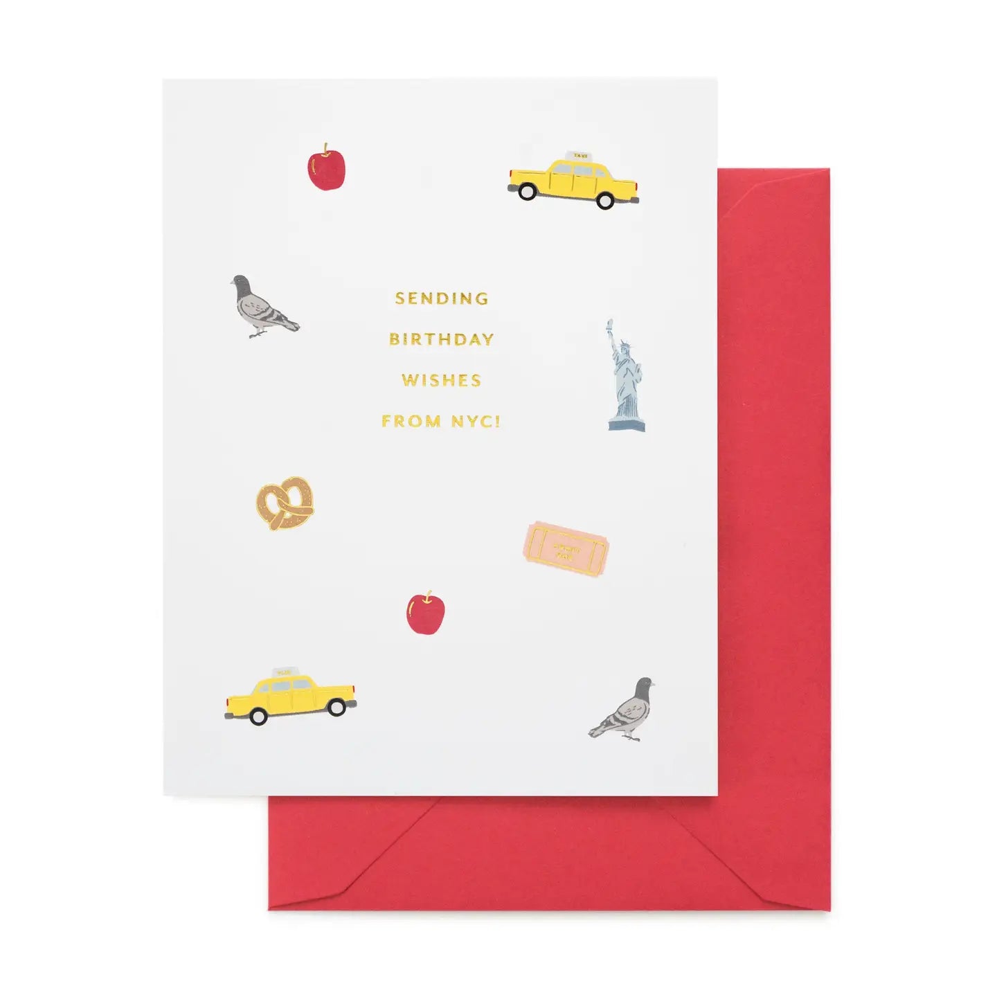 Birthday Wishes from NYC Greeting Card