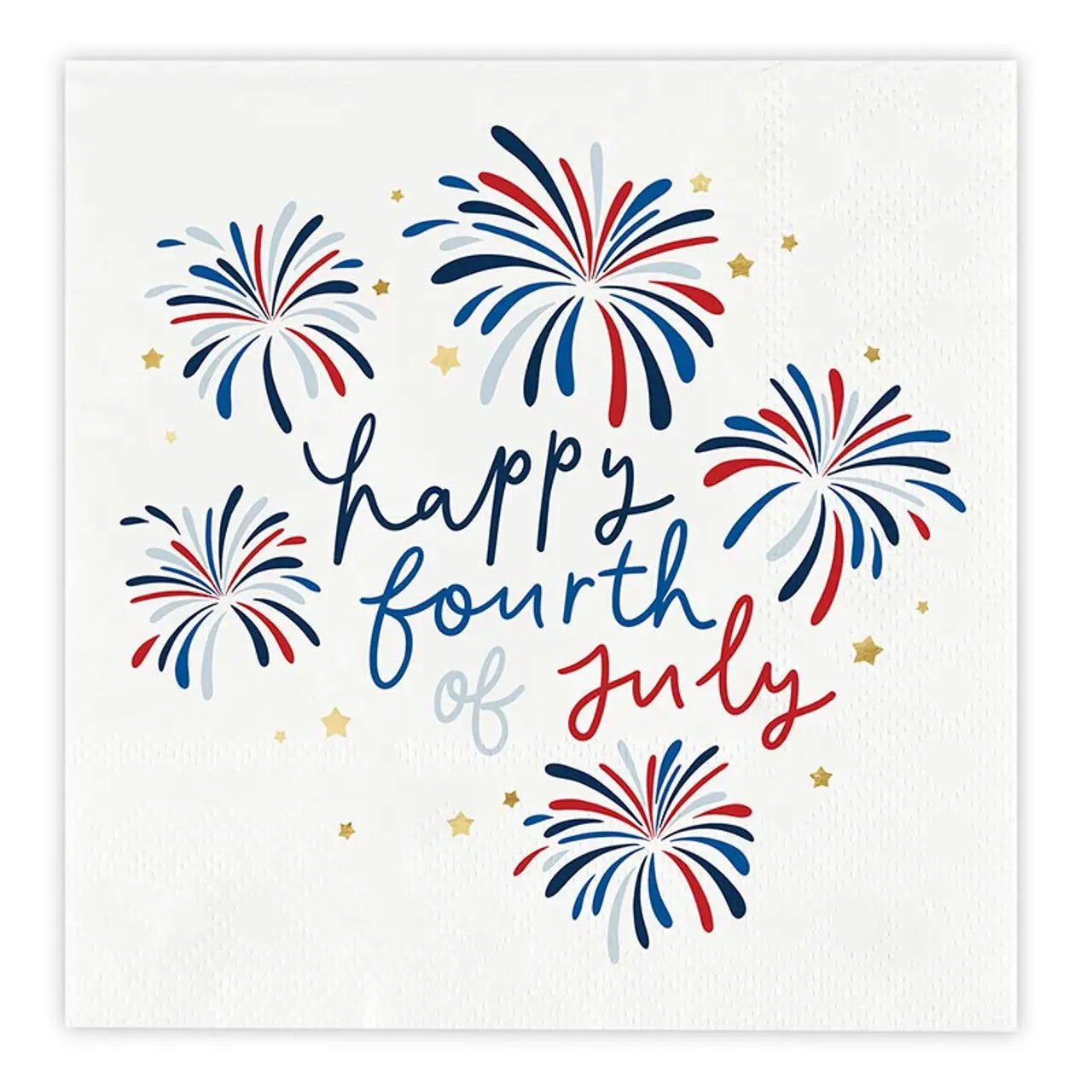 Happy 4th of July Cocktail Napkin