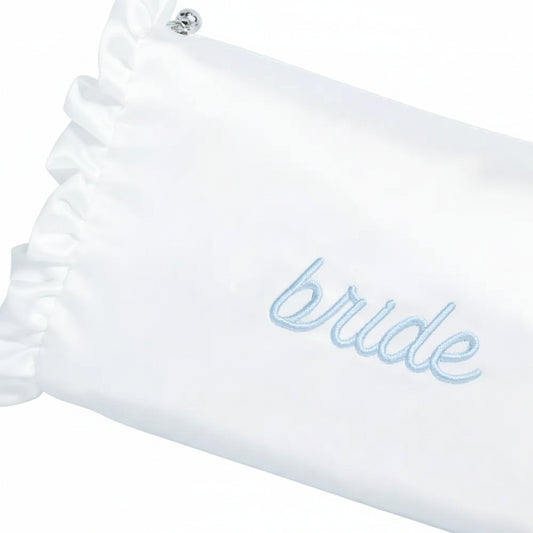Ruffle Bride Cosmetic Bag