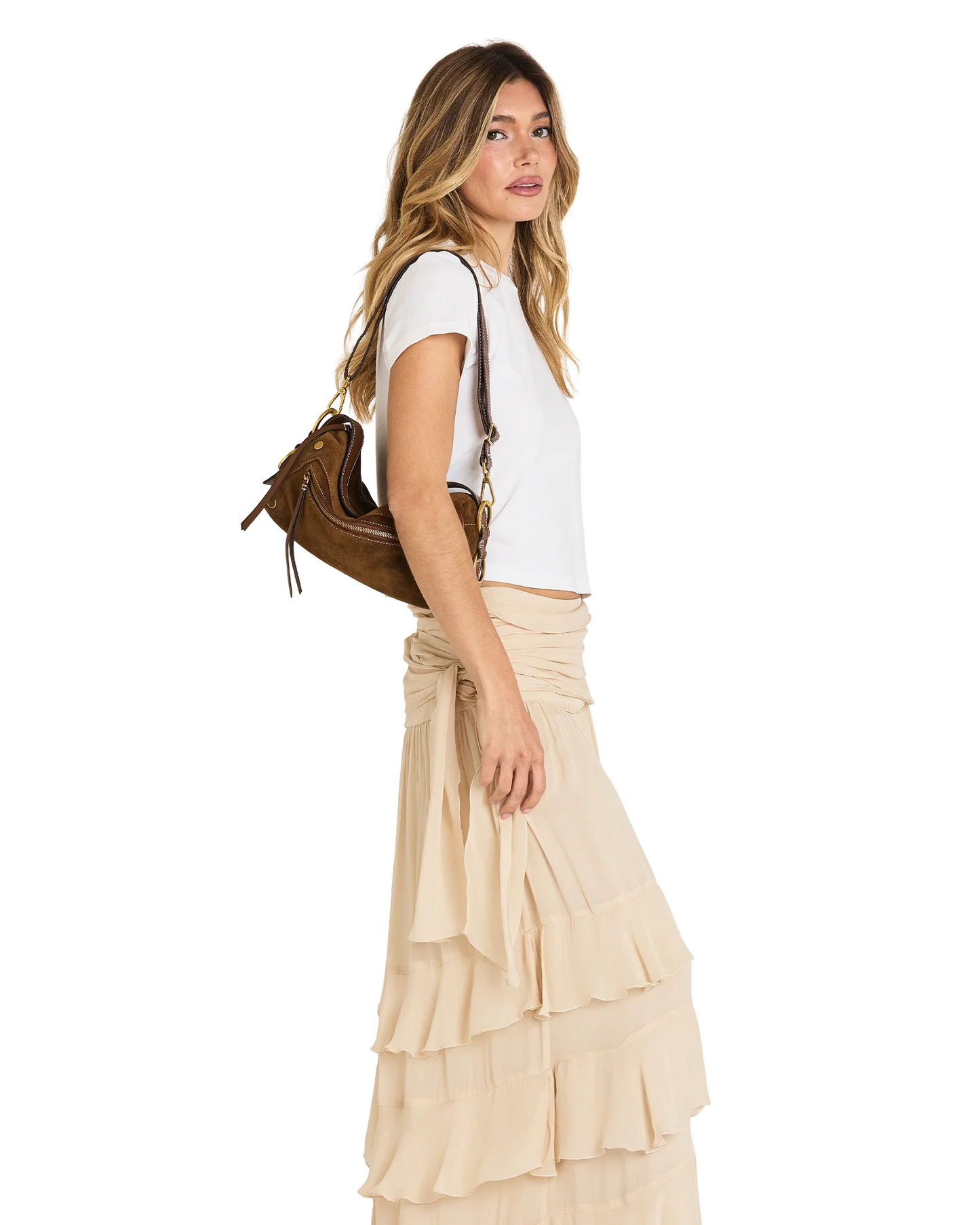 Doxie Handbag- Cinnamon Suede