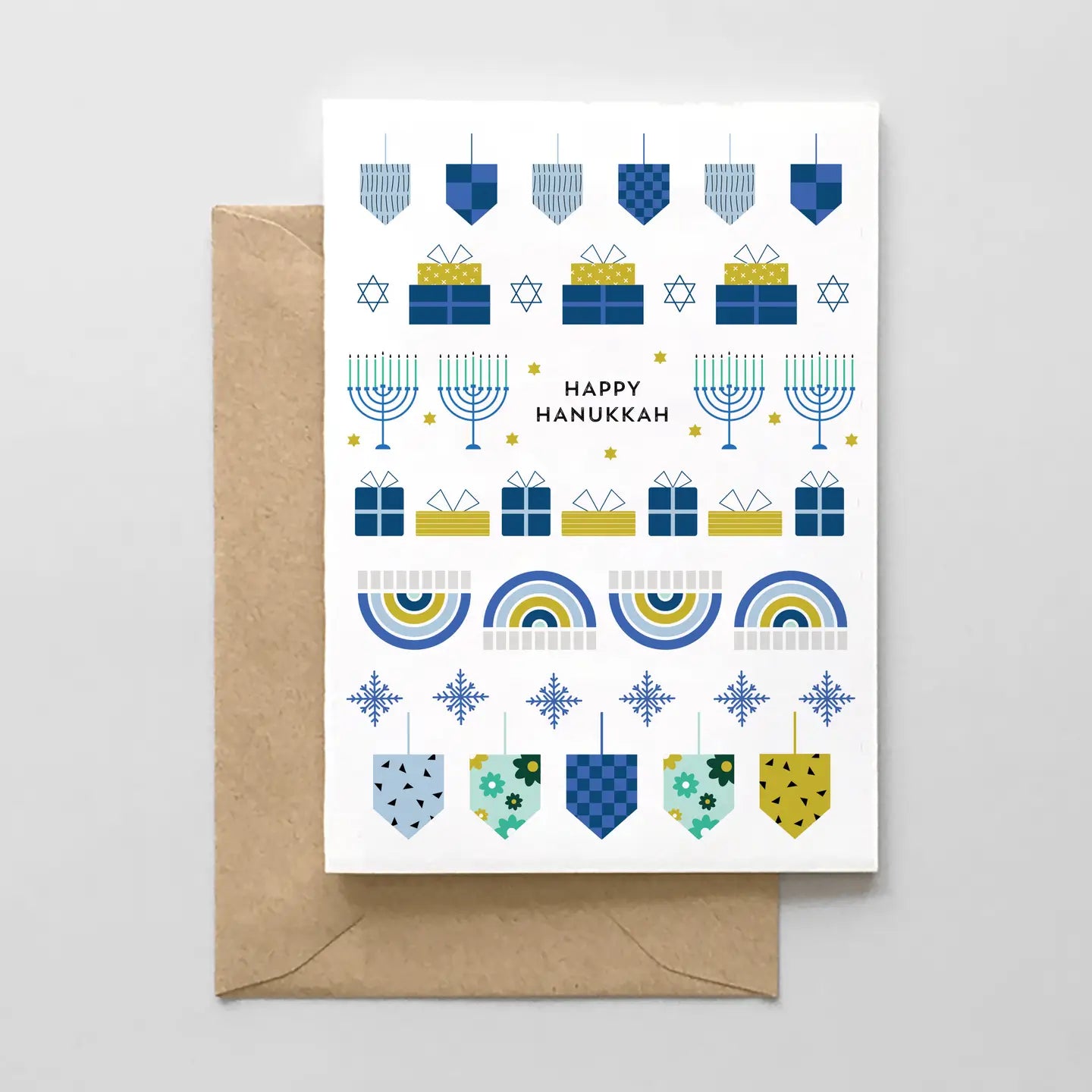 Happy Hanukkah Collage Greeting Card