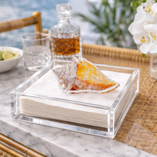 Shell Acrylic Napkin Weight