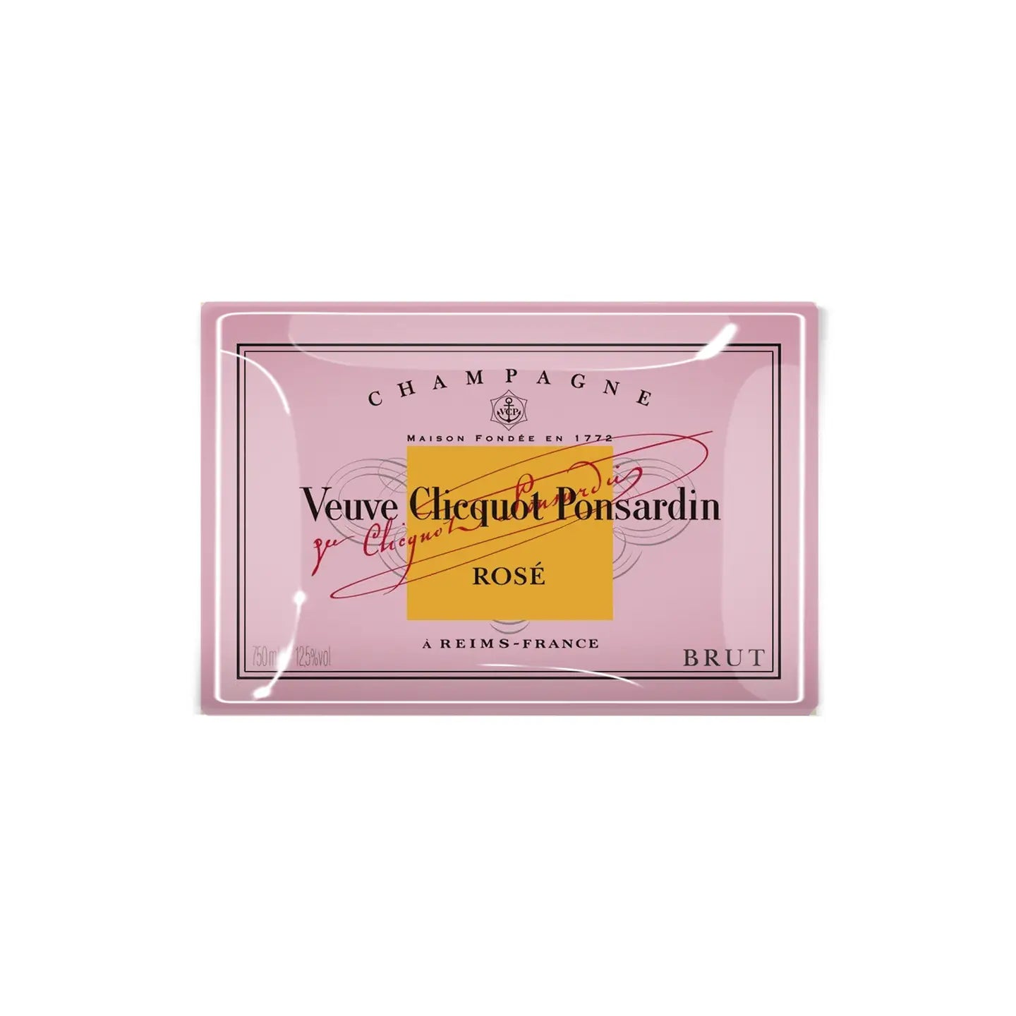 Veuve Clicquot Glass Tray