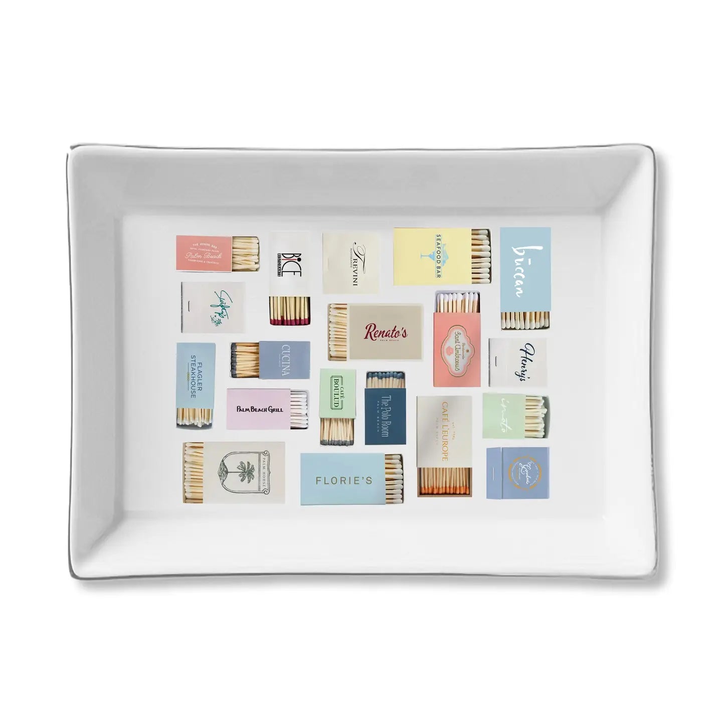Palm Beach Matches Tray