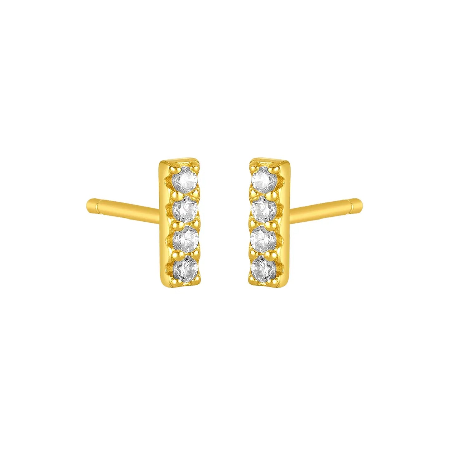 Maeda Bar Studs- Gold