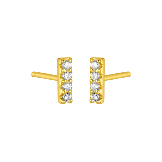 Maeda Bar Studs- Gold