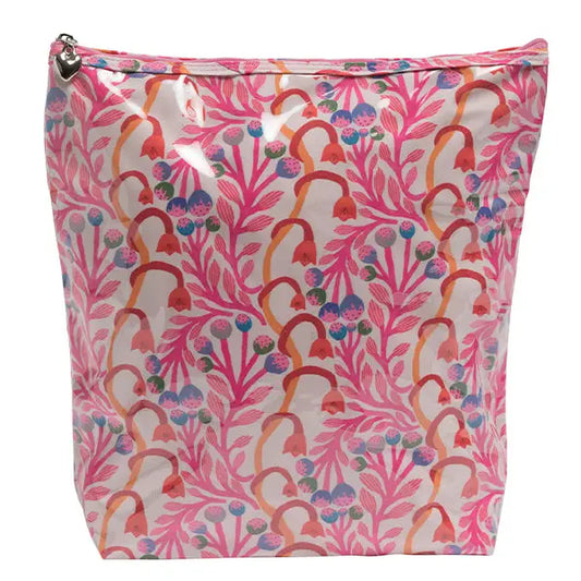 Large Cosmetic Bag – Strawberry Vine