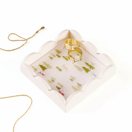 Scallop Trinket Tray- Apres Ski