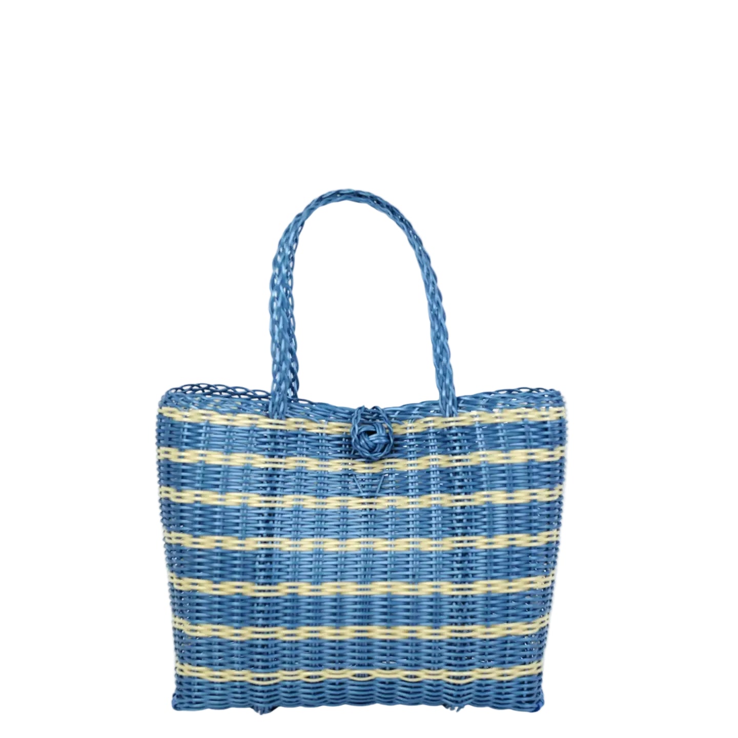 Blue Striped Tote- Extra Small