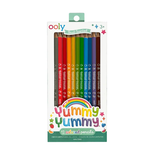 Yummy Yummy: Scented Colored Pencils- Set of 12