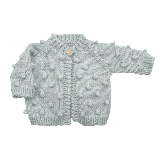 Blue Popcorn Cardigan