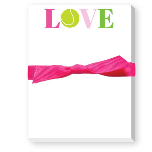 Love Tennis Notepad