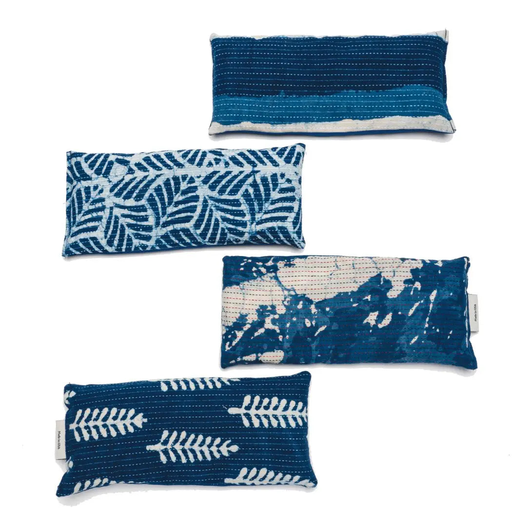 Assorted Indigo Eye Pillows
