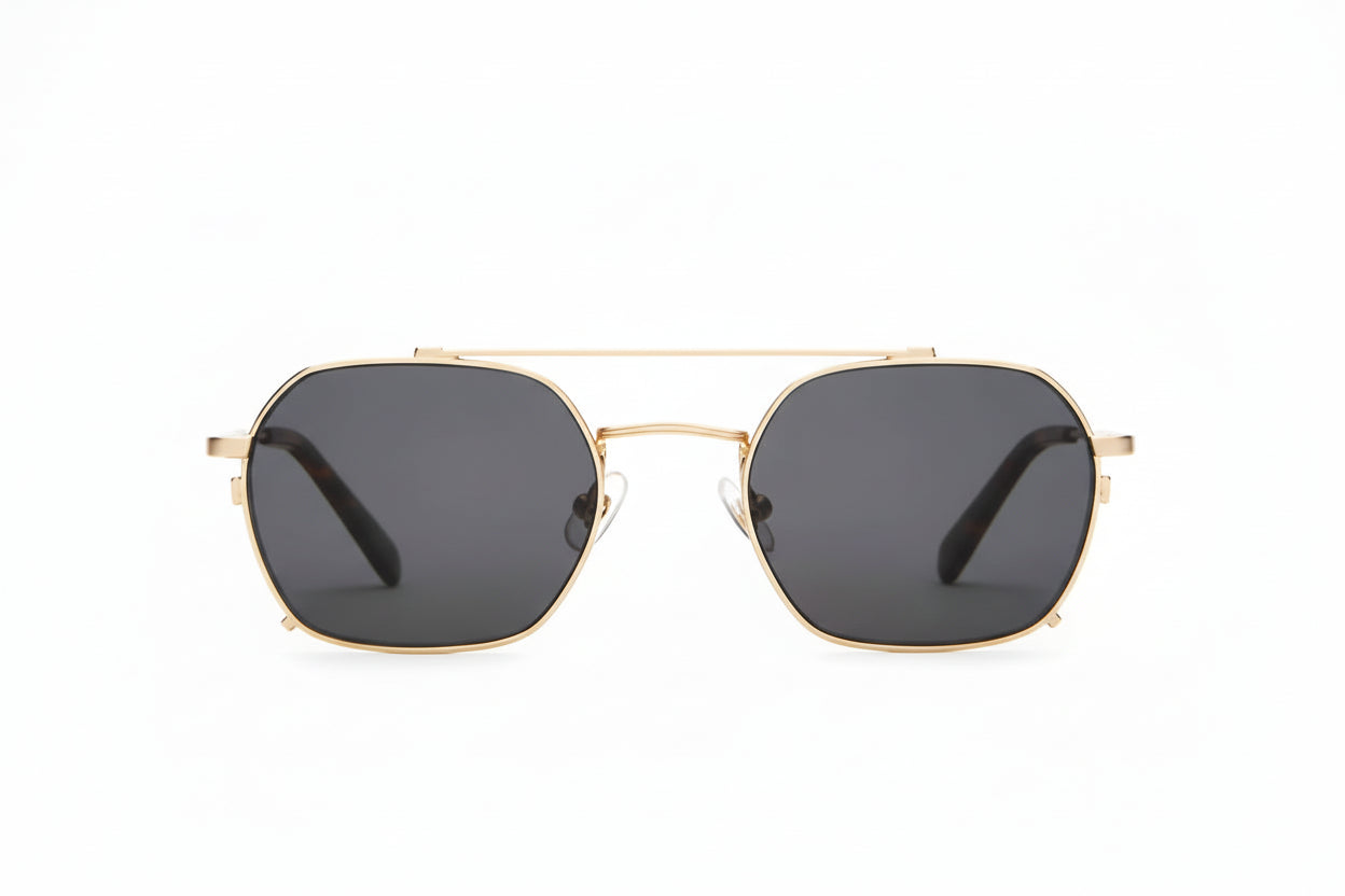 Jazz Safari Brushed Gold Sunglasses