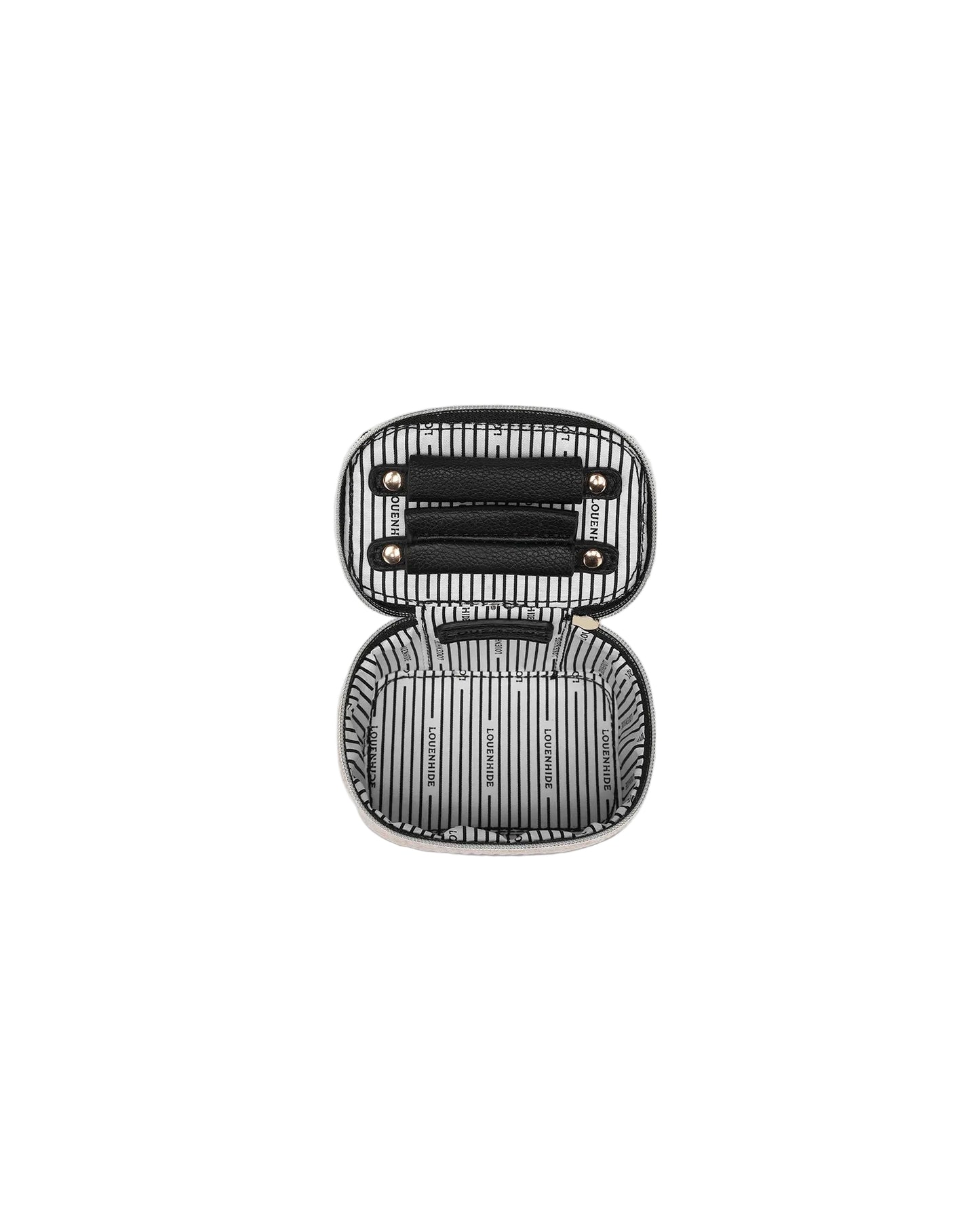 Small Rattan Jewelry Case - Black