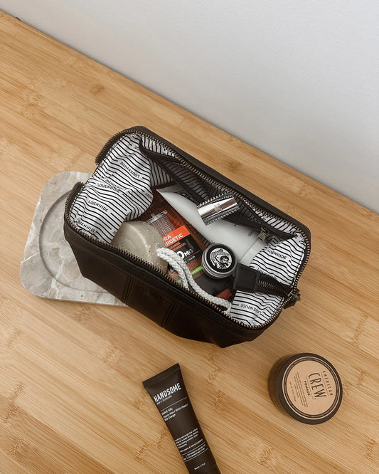 Cosmetic Case - Saddle Black