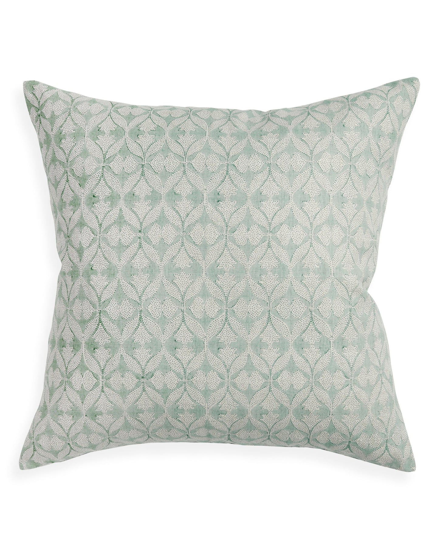 Madhavi Celadon Linen Cushion with Insert