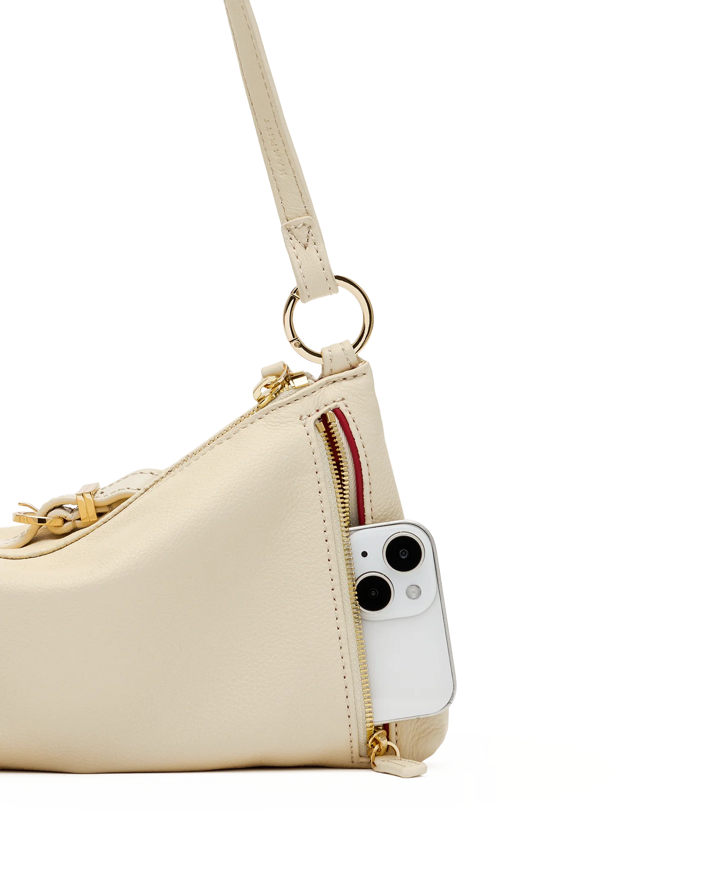 Kyle Handbag- Belted Parchment