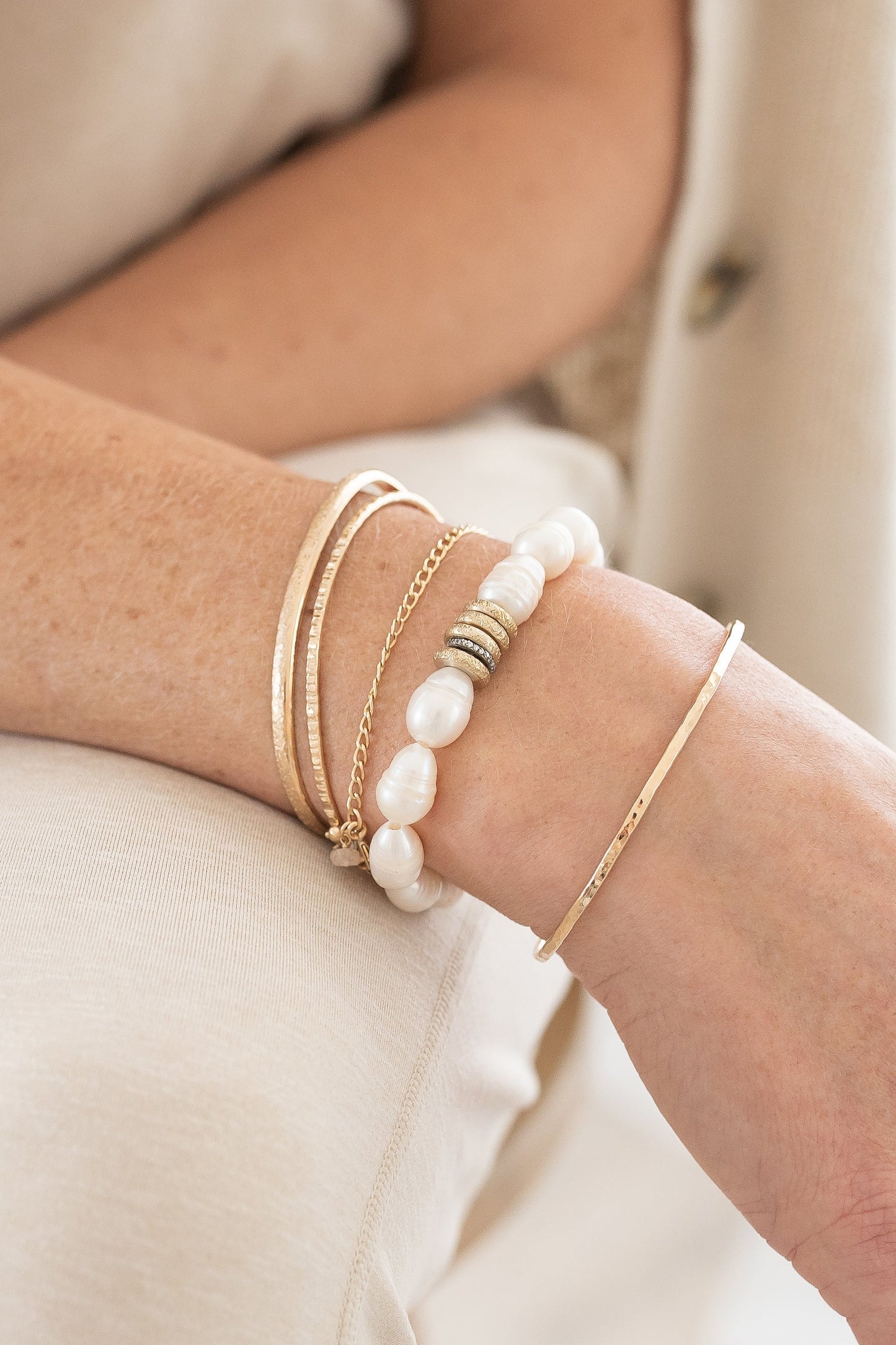 Pearl Chunky Bracelet