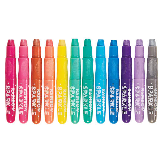 Rainbow Sparkle Metallic Watercolor Gel Crayons