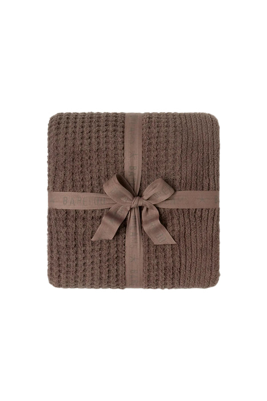 Waffle Throw Blanket - Sable