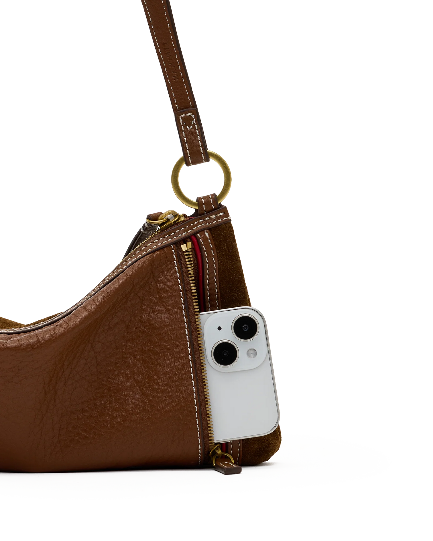 Kyle Handbag- Cinnamon Suede