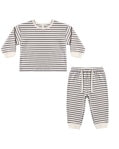 Cozy Set- Slate Stripe